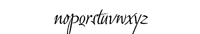 Venganza Variable Regular Font LOWERCASE