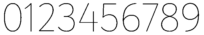 Venganza Variable Thin Font OTHER CHARS
