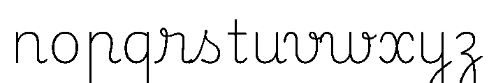 Venganza Variable Thin Font LOWERCASE