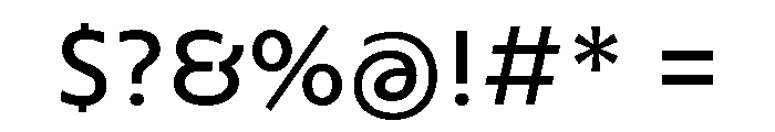Verdana Medium Font OTHER CHARS