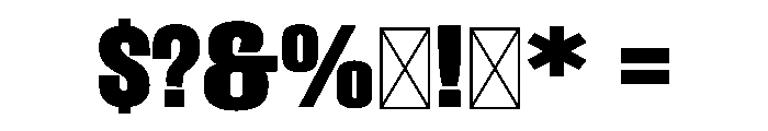 VECTOR GLASS Normal Font OTHER CHARS