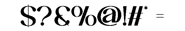 VELENOR-Regular Font OTHER CHARS