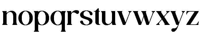 VELENOR-Regular Font LOWERCASE