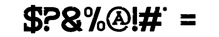 VELNOR-Regular Font OTHER CHARS