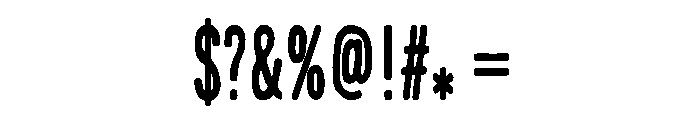 VELON Font OTHER CHARS
