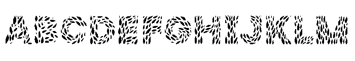 VERDURA Font UPPERCASE