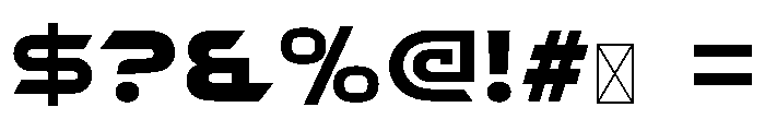 VEXA Font OTHER CHARS