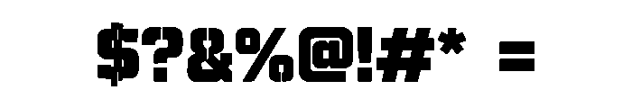 VEXTRON Font OTHER CHARS