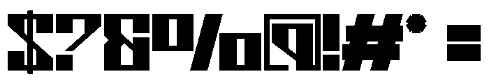 VEYRIX Black Font OTHER CHARS