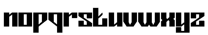 VEYRIX Bold Font LOWERCASE