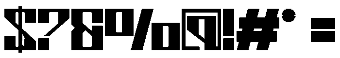 VEYRIX Extra Bold Font OTHER CHARS