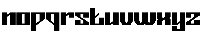 VEYRIX Extra Bold Font LOWERCASE