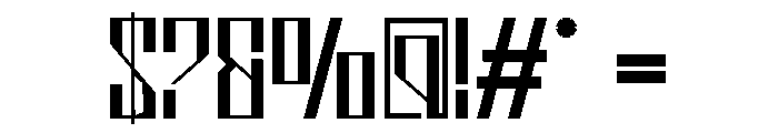 VEYRIX Extra Light Font OTHER CHARS