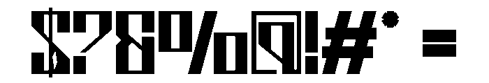 VEYRIX Medium Font OTHER CHARS