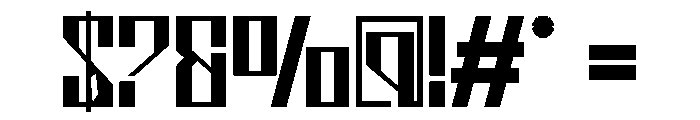 VEYRIX Regular Font OTHER CHARS