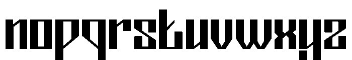 VEYRIX Regular Font LOWERCASE