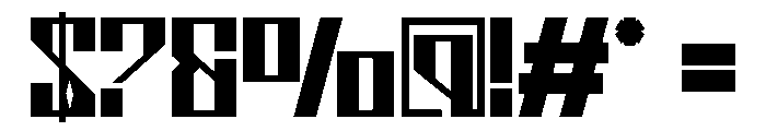 VEYRIX Semi Bold Font OTHER CHARS