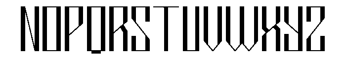VEYRIX Thin Font UPPERCASE