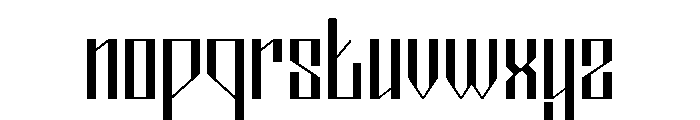 VEYRIX Thin Font LOWERCASE