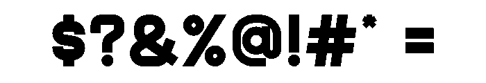 Vecata Bold Font OTHER CHARS