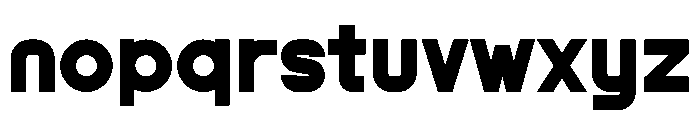 Vecata Bold Font LOWERCASE