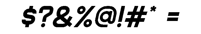 Vecata Italic Font OTHER CHARS