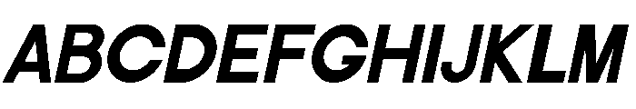 Vecata Italic Font UPPERCASE