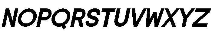 Vecata Italic Font UPPERCASE