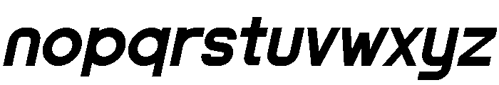 Vecata Italic Font LOWERCASE