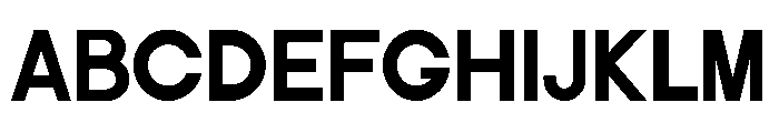 Vecata Font UPPERCASE