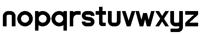 Vecata Font LOWERCASE