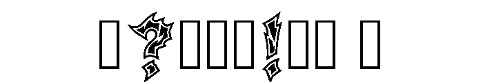 Vector Laser Regular Font OTHER CHARS