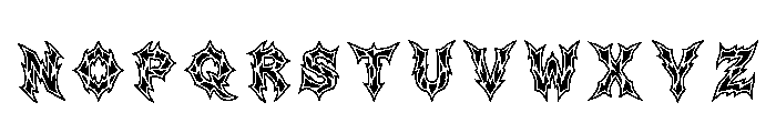 Vector Laser Regular Font LOWERCASE
