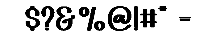 Vegetarian Font OTHER CHARS