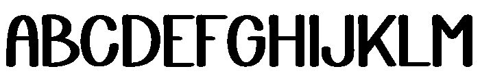 Vegetarian Font UPPERCASE