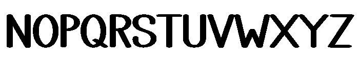Vegetarian Font UPPERCASE