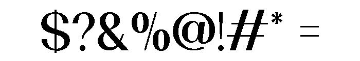 Velamer Regular Font OTHER CHARS