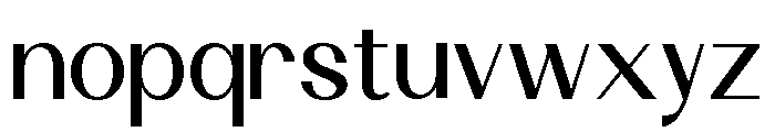 Velamer Regular Font LOWERCASE