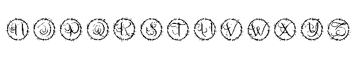 Velantra Monogram Font UPPERCASE