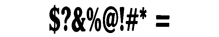 Velgrove Font OTHER CHARS