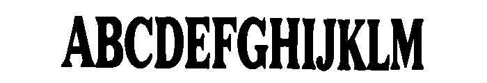 Velgrove Font UPPERCASE