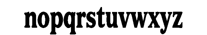 Velgrove Font LOWERCASE