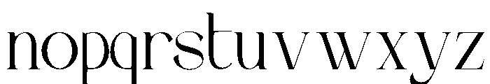 Velick Font LOWERCASE