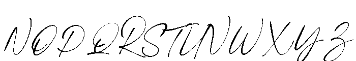 Velintra Script Font UPPERCASE