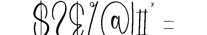 Vellichor Font OTHER CHARS