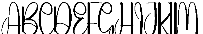 Vellichor Font UPPERCASE