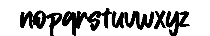 Vello Font LOWERCASE