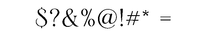 Vellorisse Font OTHER CHARS
