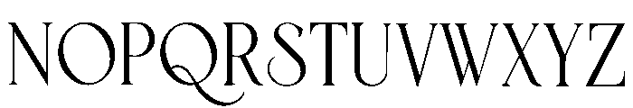 Vellorisse Font UPPERCASE