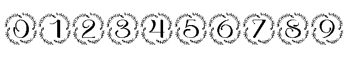 Vellume Monogram Font OTHER CHARS